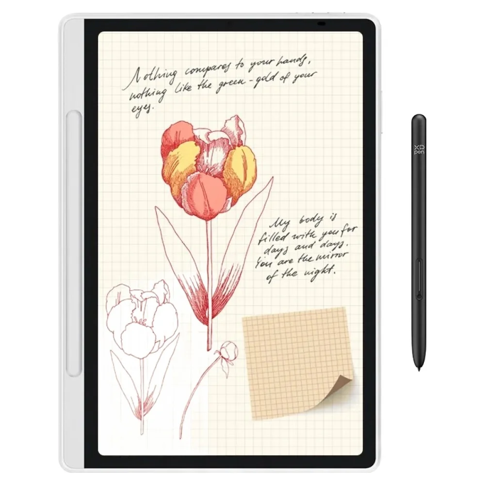 엑스피펜 Magic Note Pad 액정 태블릿PC, 실버 화이트, 128GB, Wi-Fi