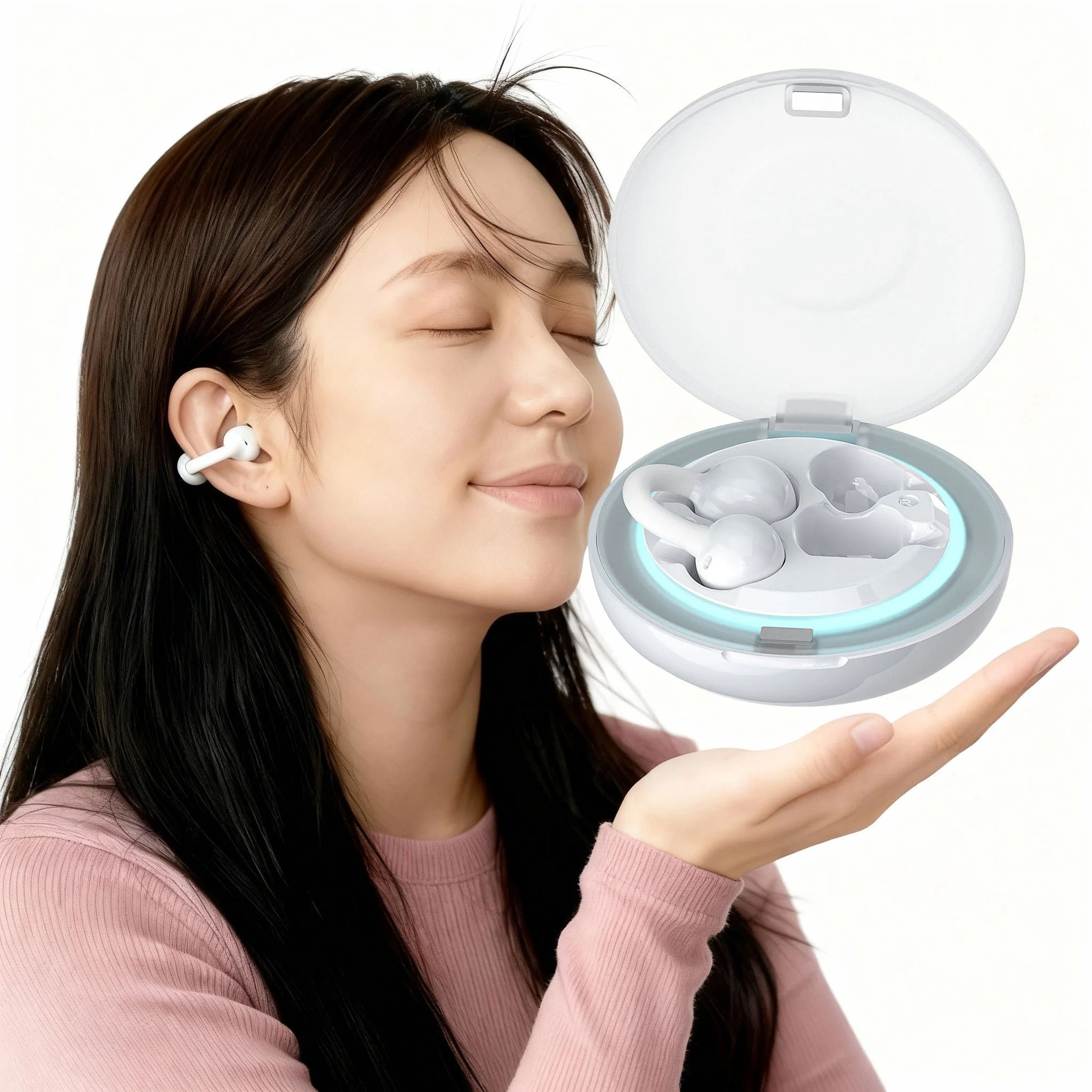 FASEN 블루투스 이어폰 방수 오픈 귀걸이형 고음질 블루투스 헤드폰 자